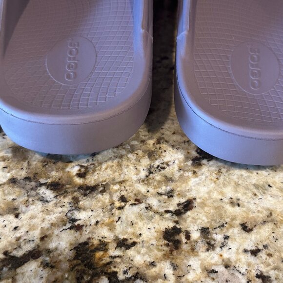 Oofos OOAHH UNISEX MAUVE Recovery Slide/Sandals Size M14/W16  **NWT**  (E/P) - Picture 4 of 8